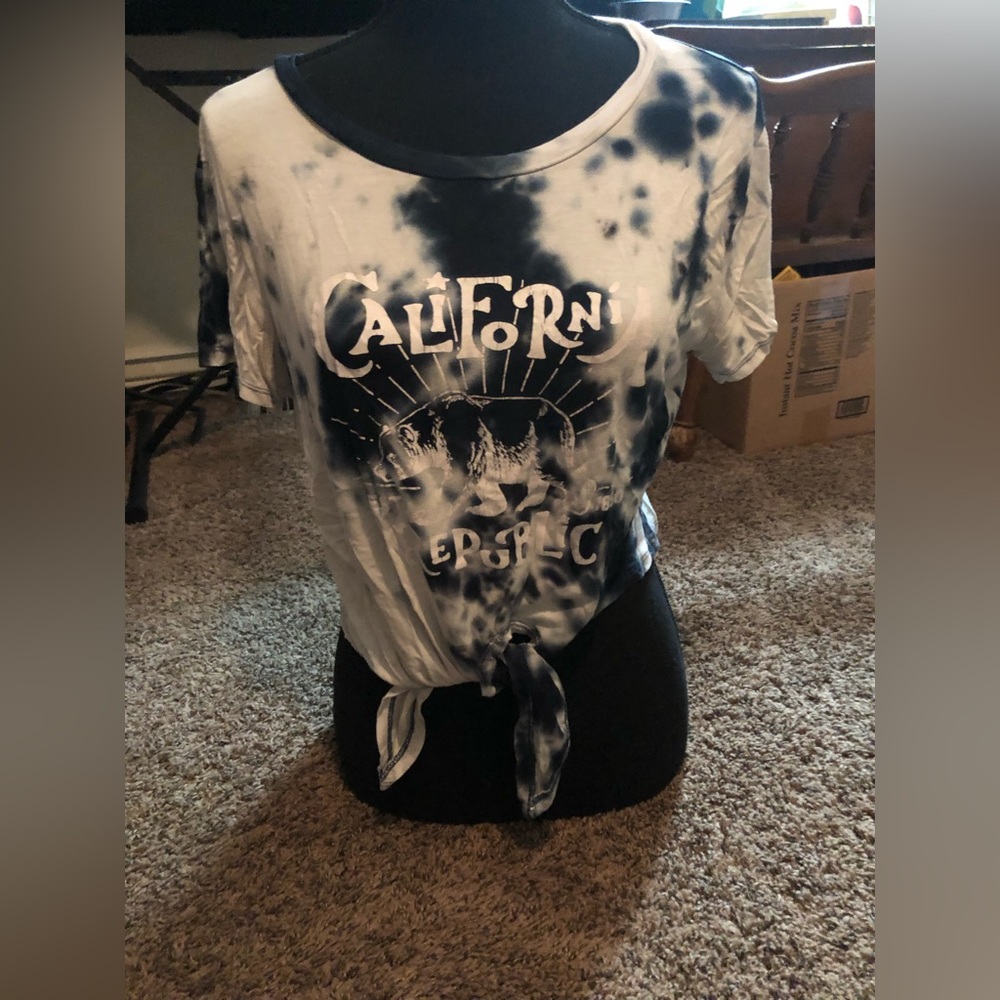 Tye dye crop top